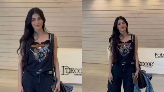 Shruti Haasan’s Iron Maiden Shirt Is Giving Major Rock-chic Energy
