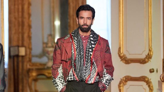 Danish Pandor Walks The Ramp For Satya Paul London Showcase Of Its Menswear Collection 