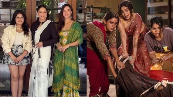 Madhuri Dixit & Triptii Dimri Address Rumours Of Ignoring Dharna Durga During Maa Behen Promotion: They Can’t…