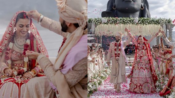 Palak Purswani Marries Rohan Khanna In A Dreamlike Spiritual Ceremony - The First-Ever Wedding At Adiyogi     