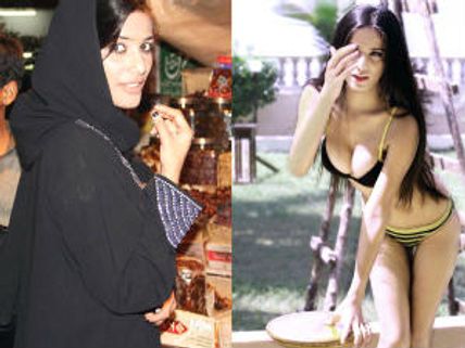 ಪೂನಂ ಪಾಂಡೆ ಮತ್ತೊಮ್ಮೆ ಭಾಗಶಃ ಕುಂಭ ದರ್ಶನ