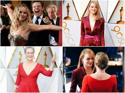 ದಿರಿಸಿನಲ್ಲಿ ಸಂಚಲನವೆಬ್ಬಿಸಿದ ಆಸ್ಕರ್ ಮಿಂಚುಮಣಿಗಳು