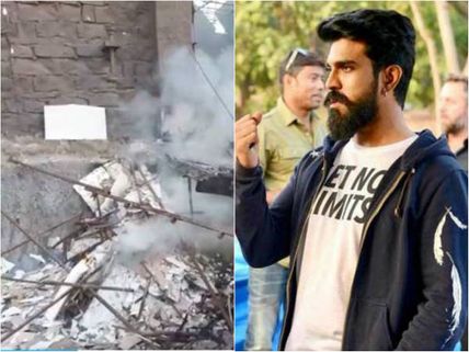 'ಸೈರಾ' ಸೆಟ್ ನಲ್ಲಿ ಅಗ್ನಿ ಅವಘಡ ಘಟನೆಗೆ ಟ್ವಿಸ್ಟ್: ರಾಮ್ ಚರಣ್ ಮೇಲೆ ಅನುಮಾನ.!