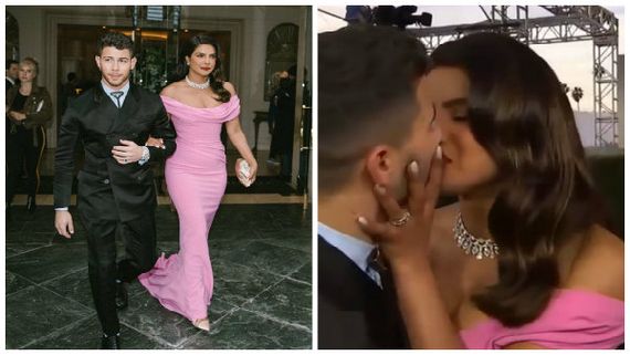 ಪತಿಯ ತುಟಿಗೆ ಮುತ್ತಿಟ್ಟು ಲಿಪ್ ಸ್ಟಿಕ್ ಮಾರ್ಕ್ ಅಳಿಸಿದ ಪ್ರಿಯಾಂಕಾ ವಿಡಿಯೋ ವೈರಲ್.!