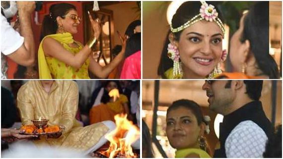 ಅರಿಶಿಣ ಶಾಸ್ತ್ರದ ಸಂಭ್ರಮದಲ್ಲಿ ನಟಿ ಕಾಜಲ್ ಅಗರ್ವಾಲ್ 