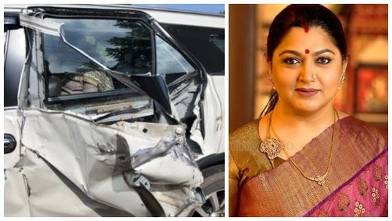 ಅಪಘಾತಕ್ಕೀಡಾದ ಖುಷ್ಬು ಇದ್ದ ಕಾರು: ಘಟನೆ ಬಗ್ಗೆ ಅನುಮಾನ ವ್ಯಕ್ತಪಡಿಸಿದ ನಟಿ