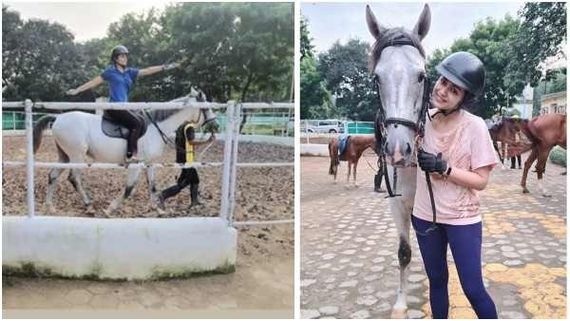 ಕುದುರೆ ಸವಾರಿ ತರಬೇತಿ ಮುಗಿಸಿರುವ ನಟಿ ತ್ರಿಷಾ ಕೃಷ್ಣನ್ 