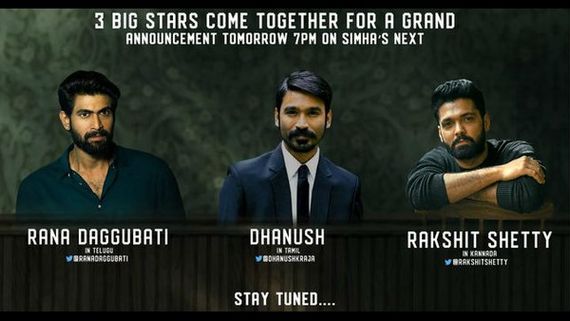 ಧನುಶ್, ರಾಣಾ ಮತ್ತು ರಕ್ಷಿತ್ ಶೆಟ್ಟಿ ಲಾಂಚ್ ಮಾಡಲಿರುವ ಹೊಸ ಸಿನಿಮಾ ಯಾವುದು?