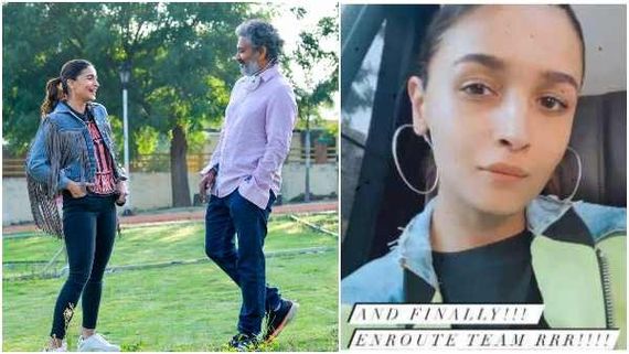 'RRR' ಶೂಟಿಂಗ್ ನಲ್ಲಿ ಅಲಿಯಾ ಭಟ್; ಪ್ರೀತಿಯ 'ಸೀತಾ'ಗೆ ಸ್ವಾಗತ ಎಂದ ರಾಜಮೌಳಿ 