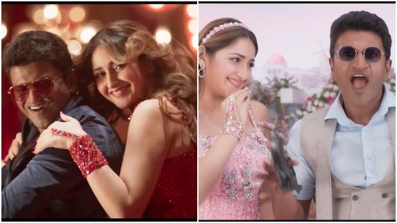 ಪುನೀತ್-ಸಯೇಶಾ ಮಸ್ತ್ ಸ್ಟೆಪ್: ಊರಿಗೊಬ್ಬ ರಾಜ 'ಯುವರತ್ನ'ನಿಗೆ ಅಭಿಮಾನಿಗಳು ಫಿದಾ