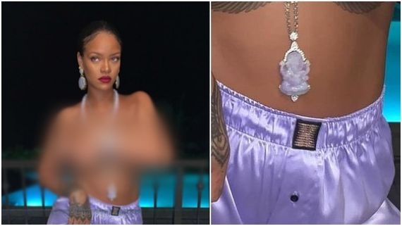 ಗಣೇಶ ಪೆಂಡೆಂಟ್ ಧರಿಸಿ ಟಾಪ್ ಲೆಸ್ ಆದ ರಿಹಾನ್ನಾ ವಿರುದ್ಧ ನೆಟ್ಟಿಗರ ಆಕ್ರೋಶ