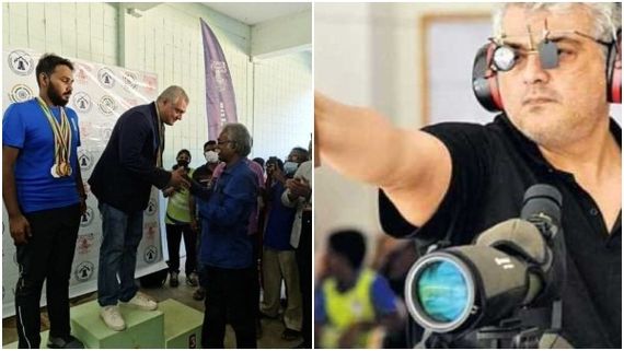 ರೈಫಲ್ ಶೂಟಿಂಗ್ ಸ್ಪರ್ಧೆಯಲ್ಲಿ ಅತೀ ಹೆಚ್ಚು ಚಿನ್ನದ ಪದಕ ಗೆದ್ದ ಸ್ಟಾರ್ ನಟ ಅಜಿತ್