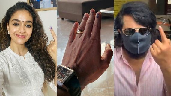 ಕೇರಳ ಚುನಾವಣೆಯಲ್ಲಿ ಮತ ಚಲಾಯಿಸಿದ ಮಲಯಾಳಂ ಸ್ಟಾರ್ಸ್