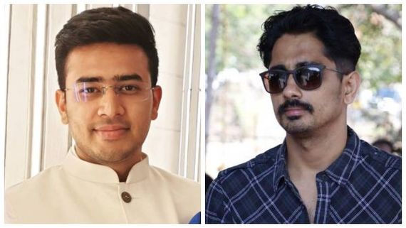 ಸಂಸದ ತೇಜಸ್ವಿ ಸೂರ್ಯ ಬಗ್ಗೆ ಟ್ವೀಟ್ ಮಾಡಿ ಡಿಲೀಟ್ ಮಾಡಿದ ನಟ ಸಿದ್ಧಾರ್ಥ್