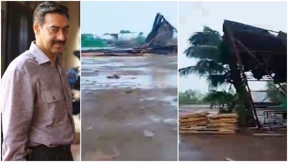 ಚಂಡಮಾರುತ ಹೊಡೆತಕ್ಕೆ ಅಜಯ್ ದೇವಗನ್ 'ಮೈದಾನ್' ಸೆಟ್ ಸಂಪೂರ್ಣ ನಾಶ