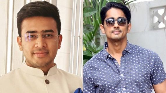 ತೇಜಸ್ವಿ ಸೂರ್ಯ ವಿರುದ್ಧ ಮತ್ತೊಮ್ಮೆ ಕಾಮೆಂಟ್ ಮಾಡಿದ ನಟ ಸಿದ್ಧಾರ್ಥ್