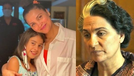 'ಇಂದಿರಾ' ಪಾತ್ರಕ್ಕಾಗಿ ಲಾರಾ ದತ್ತಾ ಮೇಕ್ ಓವರ್ ನೋಡಿ ಗಂಡ-ಮಗಳು ಹೇಳಿದ್ದೇನು?