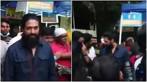ಮುಂಬೈನಲ್ಲಿ ಯಶ್ ನೋಡಲು ಮುಗಿಬಿದ್ದ ಫ್ಯಾನ್ಸ್; ವಿಡಿಯೋ ವೈರಲ್ 