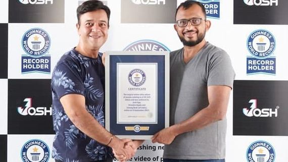 ಜಾಗೃತಿ ಅಭಿಯಾನ: ಗಿನ್ನಿಸ್ ದಾಖಲೆ ಸೃಷ್ಟಿಸಿದ ಜೋಶ್ ಆಪ್