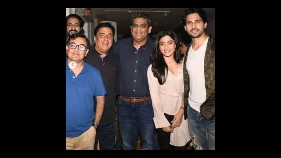 ಹಿಂದಿ ಸಿನಿಮಾ ಚಿತ್ರೀಕರಣ ಮುಗಿಸಿ ಪಾರ್ಟಿ ಮಾಡಿದ ರಶ್ಮಿಕಾ