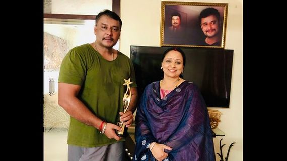 ಡಿ ಬಾಸ್ ಕೈ ಸೇರಿತು ಸೈಮಾ ಪ್ರಶಸ್ತಿ: ಇದು ಮೂರನೇ ಅವಾರ್ಡ್