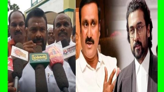  ಜೈ ಭೀಮ್ ವಿವಾದ: 'ಸೂರ್ಯನಿಗೆ ಒದ್ದು ಬುದ್ದಿ ಕಲಿಸಿ' ಎಂದವನ ವಿರುದ್ಧ ಕೇಸ್ 