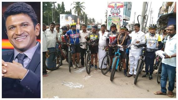ಪುನೀತ್ ಸಮಾಧಿ ದರ್ಶನಕ್ಕೆ ಮೈಸೂರಿನಿಂದ ಬೆಂಗಳೂರಿಗೆ ಸೈಕಲ್ ಯಾತ್ರೆ