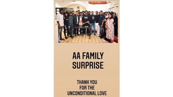 ದುಬೈನಿಂದ ಬಂದ ಅಲ್ಲು ಅರ್ಜುನ್‌ಗೆ ಮಗಳ ಪ್ರೀತಿಯ ಸ್ವಾಗತ!