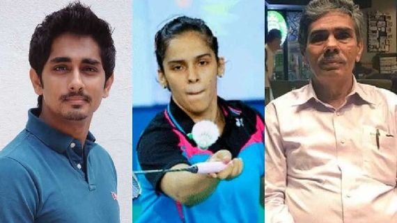 ತಮಿಳು ನಟ ಸಿದ್ಧಾರ್ಥ್ ನನ್ನ ಮಗಳಿಗೆ ಕ್ಷಮೆ ಕೇಳಬೇಕು: ಸೈನಾ ನೆಹ್ವಾಲ್ ತಂದೆ ಆಗ್ರಹ 