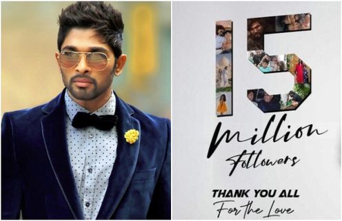 ಅಲ್ಲು ಅರ್ಜುನ್‌ಗೆ ಇನ್‌ಸ್ಟಾಗ್ರಾಂನಲ್ಲಿ 15 ಮಿಲಿಯನ್ ಫಾಲೋವರ್ಸ್: ಫ್ಯಾನ್ಸ್‌ಗೆ ಧನ್ಯವಾದ ಹೇಳಿದ ಐಕಾನ್ ಸ್ಟಾರ್ 