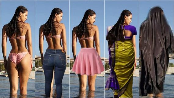 ದಿಶಾ ಪಟಾನಿ ಬಿಕಿನಿ ಫೋಟೊಗೆ ರೇಷ್ಮೆ ಸೀರೆ ತೊಡಿಸಿದ ಕಲಾಕಾರರು: ಹೀಗೂ ಉಂಟೆ? 