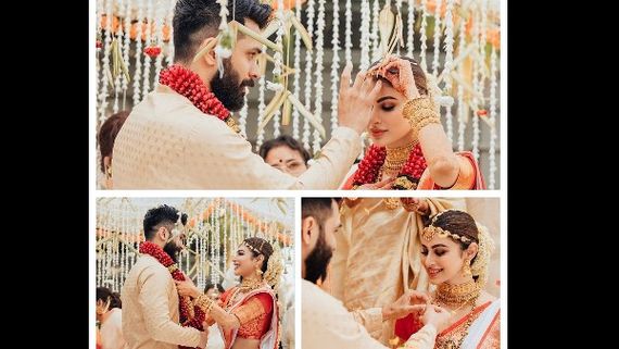 ಮೌನಿ ರಾಯ್ ರಾಯಲ್ ವೆಡ್ಡಿಂಗ್: ಸೂರಜ್ ನಂಬಿಯಾರ್ ಜೊತೆ ಸಪ್ತಪದಿ ತುಳಿದ ಮೌನಿ!