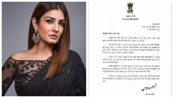 'ಕೆಜಿಎಫ್ 2' ನಟಿ ರವೀನಾಗೆ ಪ್ರಧಾನಿ ಮೋದಿ ಪತ್ರ