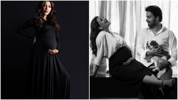 ಕಪ್ಪು ಬಣ್ಣದ ಉಡುಪು ತೊಟ್ಟು ಬೆರಗುಗೊಳಿಸಿದ ತುಂಬು ಗರ್ಭಿಣಿ ಕಾಜಲ್ ಅಗರ್ವಾಲ್ 