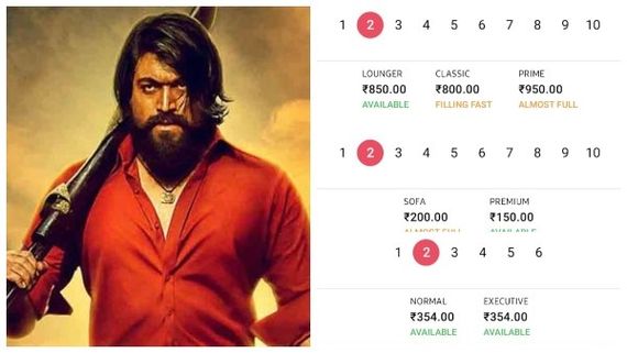 KGF 2 Ticket Price: ಬೆಂಗಳೂರಲ್ಲಿ ಮಾತ್ರ 'ಕೆಜಿಎಫ್ 2' ದುಬಾರಿ, ಮುಂಬೈ, ದೆಹಲಿ, ಚೆನ್ನೈನಲ್ಲಿ ಸಸ್ತಾ