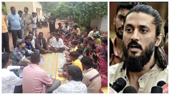 ಪೌರ ಕಾರ್ಮಿಕರ ಬಡಾವಣೆಗೆ ನಟ ಚೇತನ್ ಅಹಿಂಸಾ ಭೇಟಿ, ಹೋರಾಟಕ್ಕೆ ಬೆಂಬಲ