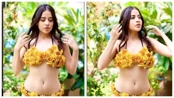 ಹೂವಿನ ಬಿಕಿನಿಯಲ್ಲಿ ಚೆಲುವೆಲ್ಲಾ ನಂದೆಂದ ಉರ್ಫಿ ಜಾವೇದ್!