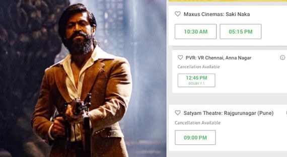 ಕೆಜಿಎಫ್ 2: ಮುಂಬೈ, ಪೂಣೆ, ಚೆನ್ನೈನಲ್ಲಿ ಥಿಯೇಟರ್‌ನಲ್ಲಿ ಮುಂದುವರೆದ ಯಶಸ್ವಿ ಪ್ರದರ್ಶನ!