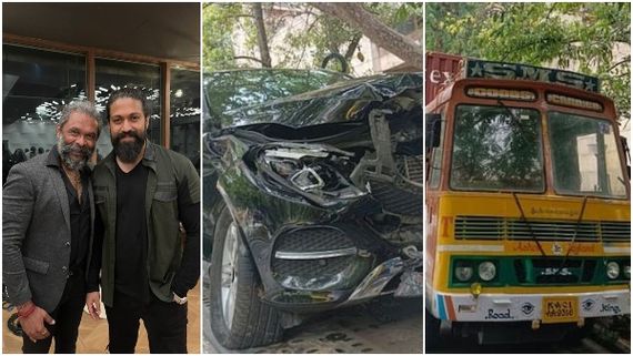 'ಕೆಜಿಎಫ್ 2' ನಟನ ಬೆಂಜ್ ಕಾರು ಅಪಘಾತ: ನಟ ಜಸ್ಟ್ ಮಿಸ್! 