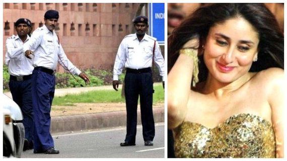 ಟ್ರಾಫಿಕ್‌ ಸಿಗ್ನಲ್‌ ಲೈಟಿಗೆ ನಟಿ ಕರೀನಾ ಮುಖವಿಟ್ಟ ದೆಹಲಿ ಪೊಲೀಸರು!