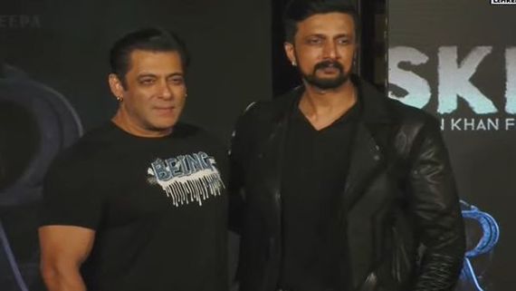 'ವಿಕ್ರಾಂತ್‌ ರೋಣ'ನ ಹೆಗಲ ಮೇಲೆ ಸಲ್ಮಾನ್ ಖಾನ್ ಕೈ: ಮುಂಬೈನಲ್ಲಿ ತಾರಾ ಮೇಳ