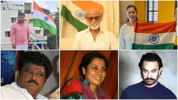 ತಾರೆಯರ ಮನೆಮನಗಳಲ್ಲಿ ತ್ರಿವರ್ಣ ಧ್ವಜ: 'ಹರ್ ಘರ್ ತಿರಂಗಾ' ಅಭಿಯಾನಕ್ಕೆ ತಾರೆಯರ ಸಾಥ್!
