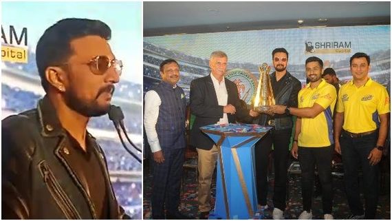 ಕಿಚ್ಚನನ್ನು ಮೈಸೂರಿಗೆ ಸೆಳೆದ ಕ್ರಿಕೆಟ್‌: ಮಹಾರಾಜ ಟ್ರೋಫಿ ಅನಾವರಣ