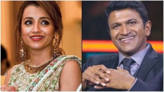 ಹೃದಯ ಒಡೆದಿದೆ: ಬೆಂಗಳೂರಿಗೆ ಬಂದು ಅಪ್ಪು ನೆನೆದ ತ್ರಿಶಾ