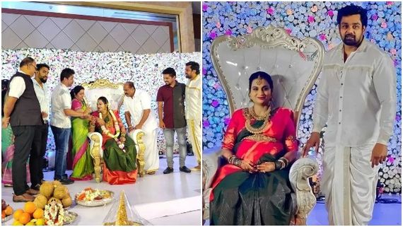 ಧ್ರುವ ಸರ್ಜಾ ಪತ್ನಿ ಪ್ರೇರಣಾ ಸರ್ಜಾ ಅದ್ಧೂರಿ ಸೀಮಂತ ಶಾಸ್ತ್ರದ ಫೋಟೊಗಳು ವೈರಲ್