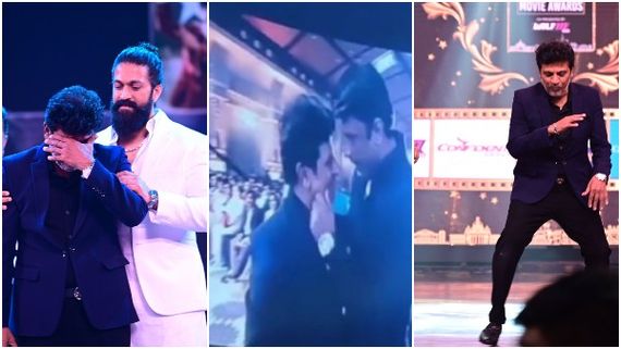 ಶಿವಣ್ಣನ ಕೆನ್ನೆ ಗಿಂಡಿದ ದಚ್ಚು, ಅಪ್ಪು ಹಾಡು ಹಾಡಿ, ರಣ್‌ವೀರ್ ಜೊತೆ ಶಿವಣ್ಣ ಸ್ಟೆಪ್ಸ್!