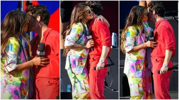 ಗ್ಲೋಬಲ್ ಫೆಸ್ಟಿವಲ್ ಸ್ಟೇಜ್‌ನಲ್ಲೇ ಮುತ್ತಿನ ಮಳೆ ಸುರಿಸಿದ ಪ್ರಿಯಾಂಕಾ ಚೋಪ್ರಾ: ವಿಡಿಯೋ ವೈರಲ್