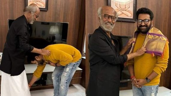 ರಜನಿ ಭೇಟಿಯಾಗಿ ಆಶೀರ್ವಾದ ಪಡೆದ ರಿಷಬ್; 'ಕಾಡುಬೆಟ್ಟು ಶಿವ'ನಿಗೆ ತಲೈವಾ ಸನ್ಮಾನ 
