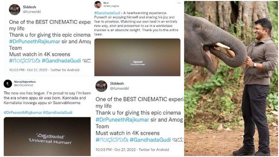 Gandhada Gudi Twitter Review: ಅಪ್ಪು ಕರೆದುಕೊಂಡು ಹೋಗುವ ಗುಡಿಯೇ 'ಗಂಧದ ಗುಡಿ'! 