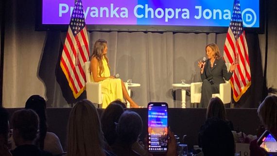 ಅಮೇರಿಕಾ ಉಪಾಧ್ಯಕ್ಷೆ ಜೊತೆ ಪ್ರಿಯಾಂಕಾ ಚೋಪ್ರಾ ವಿಶೇಷ ಸಂದರ್ಶನ 